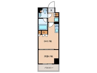 パークアクシス新宿百人町の物件間取画像